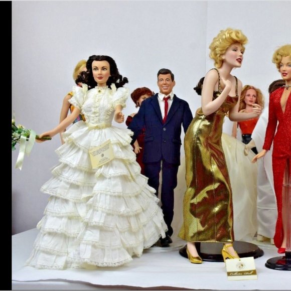 Franklin Mint Dolls Excellent Condition Marilyn Monroe, Elizabeth Lot of 13 TAGS - Picture 10 of 12